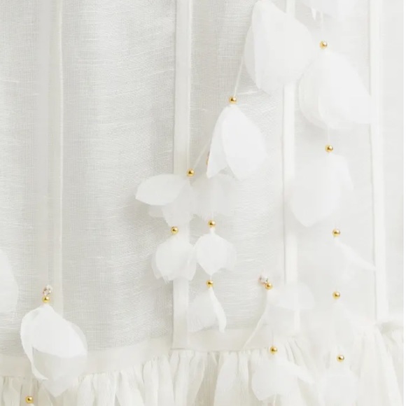 Zimmermann Petals Linen & Silk Corset Gown - Picture 10 of 11